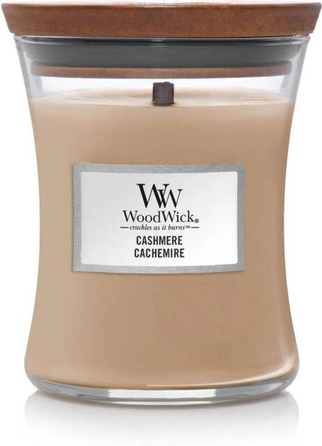 WoodWick geurkaars Cashmere Medium