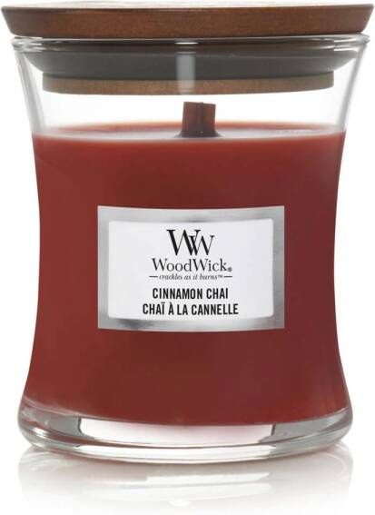 Woodwick Geurkaars Mini Cinnamon Chai 8 cm ø 7 cm