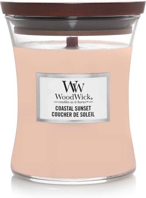 Woodwick Geurkaars Medium Coastal Sunset 11 cm ø 10 cm