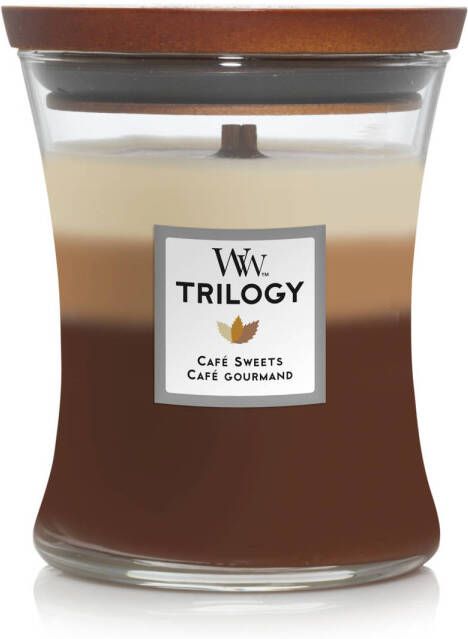 WoodWick geurkaars Trilogy Café Sweets Medium