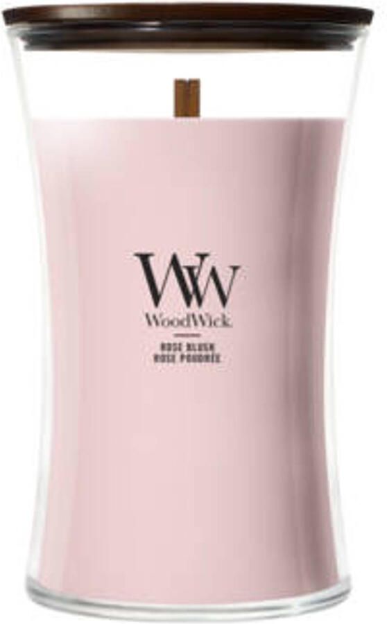 WoodWick geurkaars Rose Blush Large