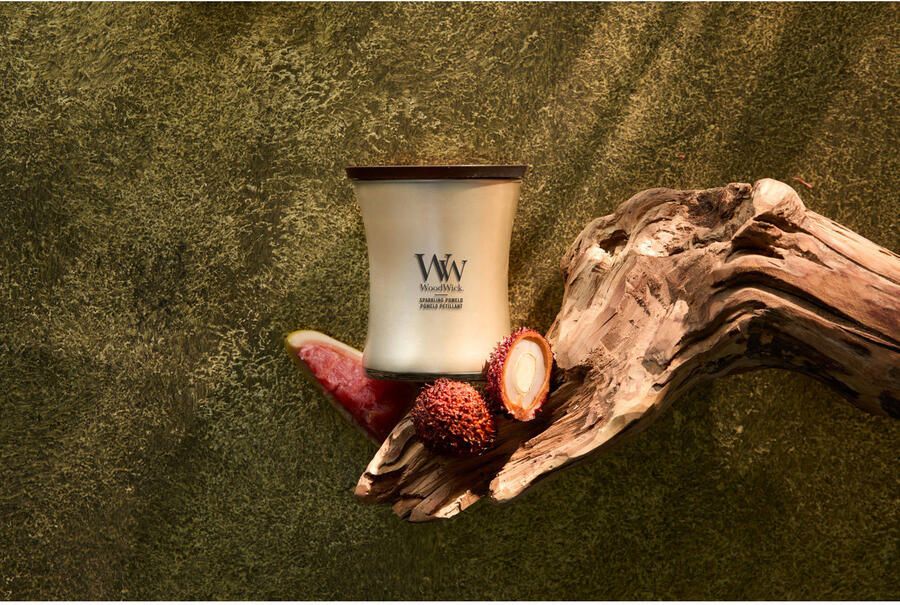 WoodWick geurkaars Sparkling Pomelo Medium