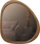 Woood Leif Spiegel Hout Naturel 48x44x2 - Thumbnail 1