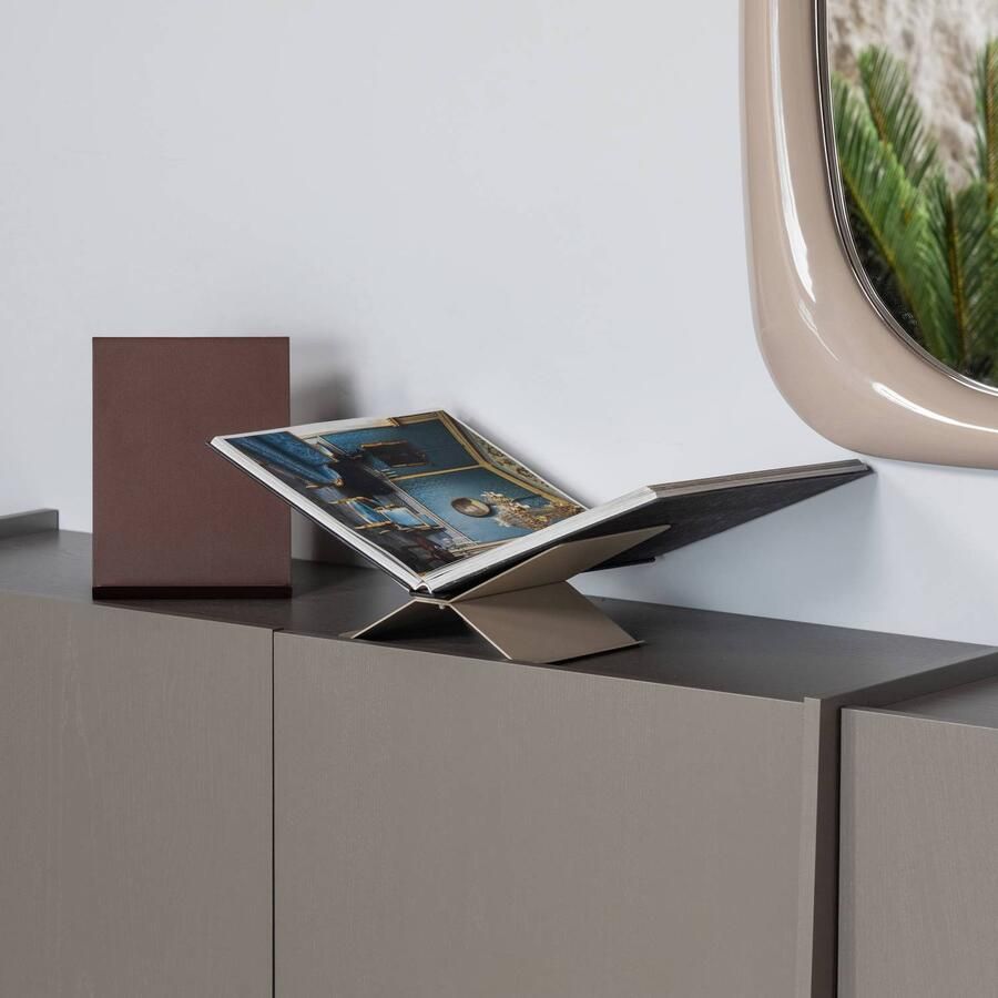 WOOOD Brook Boekenstandaard Staand Metaal Donkerbruin 24x19x14 - Foto 2