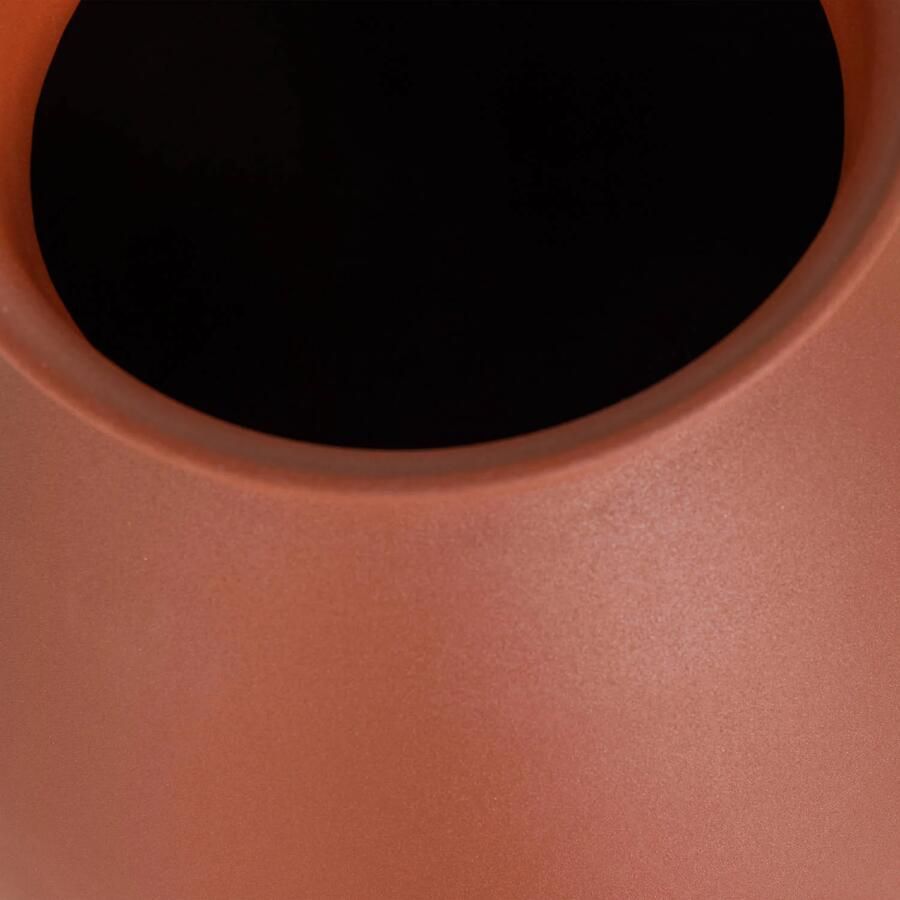 WOOOD Caro vaas xxl metaal bruin - Foto 3
