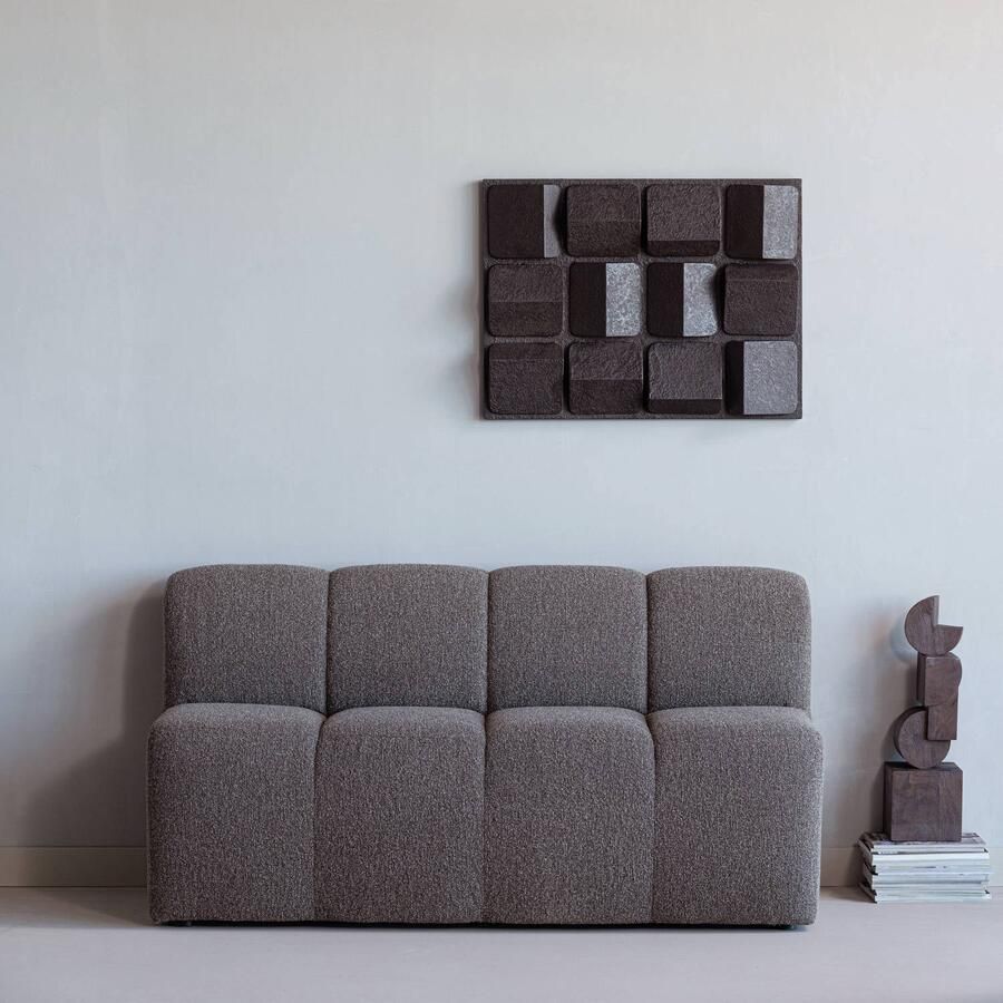 WOOOD Draxa sculptuur ornament hout bruin - Foto 3