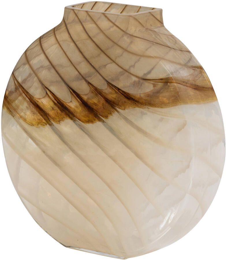 WOOOD Norbert Vaas Handgevormd Glas Bruin 26x25x8 - Foto 2