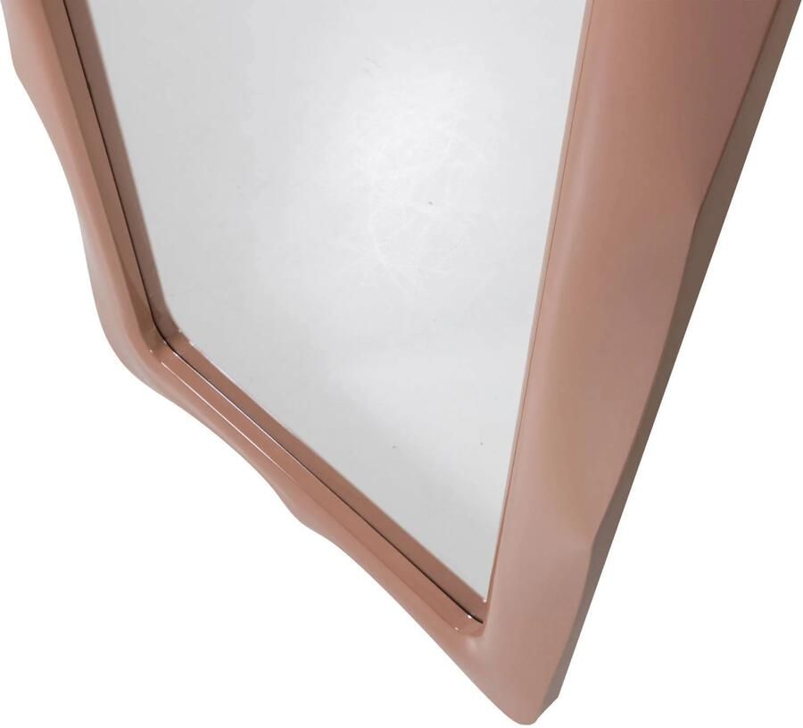 WOOOD Norea passpiegel hout hoogglans oudroze (180x80x5 cm) - Foto 2