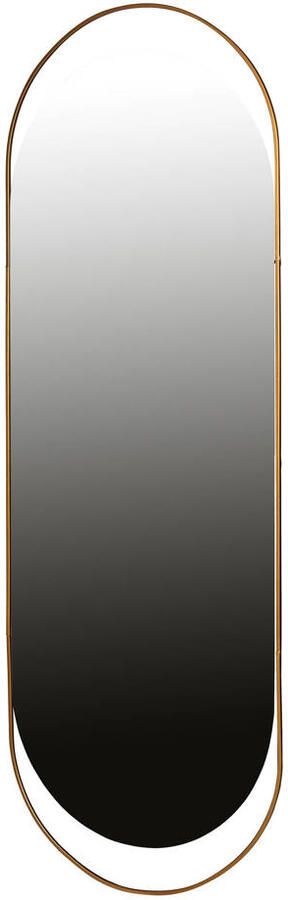 Woood Sanou Passpiegel Ovaal XL Antique Brass