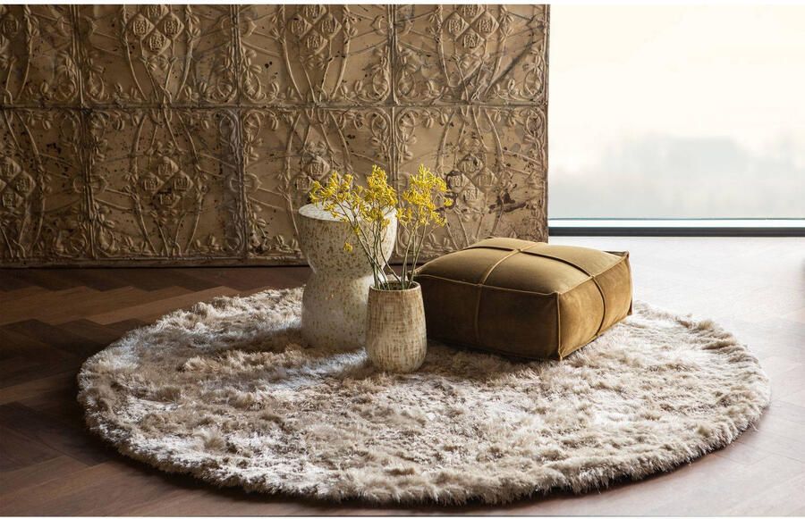 BePureHome Praline Vloerkleed Ø 200 cm Bruin - Foto 2