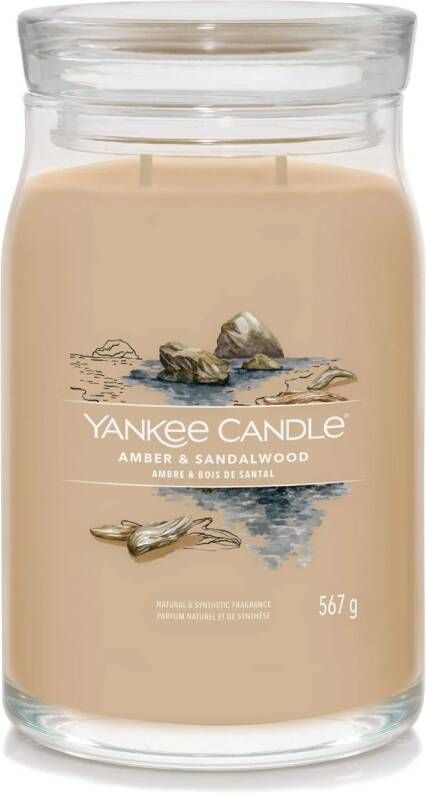 Yankee Candle geurkaars Amber &Sandalwood Large