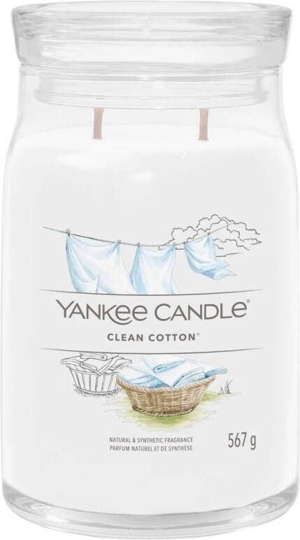 Yankee Candle geurkaars Clean cotton Large