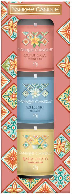 Yankee Candle geurkaars Giftset Hello Italy! (set van 3)
