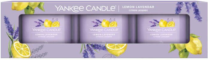 Yankee Candle geurkaars Giftset Lemon Lavender (set van 3)