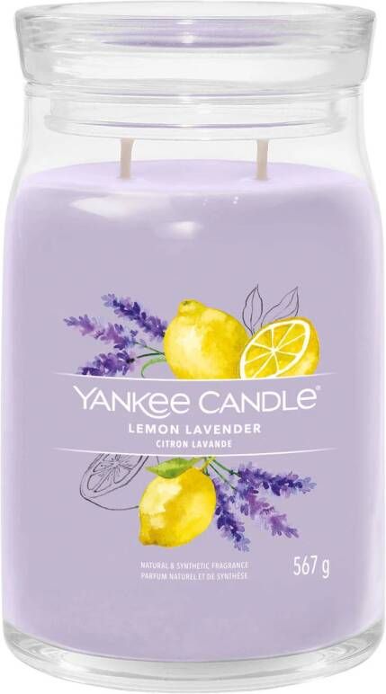Yankee Candle geurkaars Lemon Lavender Large