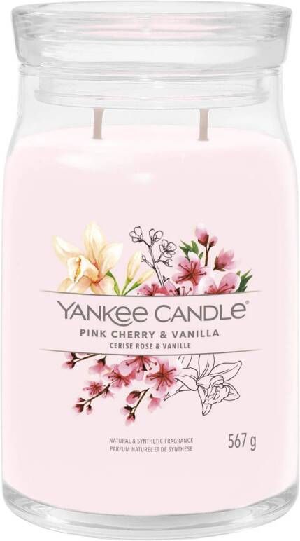 Yankee Candle geurkaars Pink Cherry & Vanilla Large
