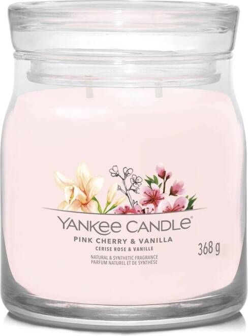 Yankee Candle geurkaars Pink Cherry & Vanilla Medium