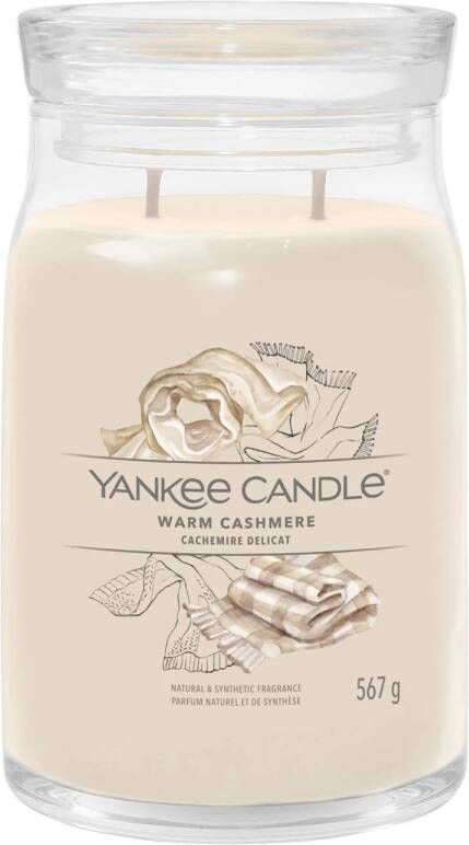 Yankee Candle geurkaars Warm Cashmere Large