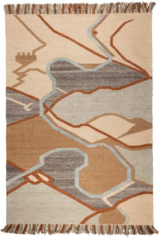 Zuiver Saigon Vloerkleed 160x230 Oranje (160 x 230 x 0.30 cm)