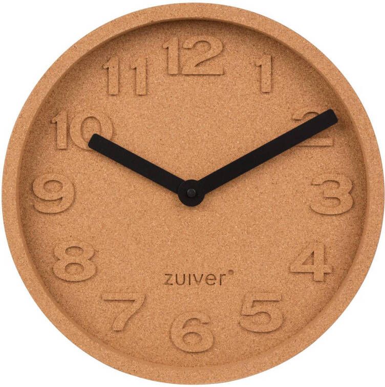 Intens Wonen Zuiver Cork Time wandklok