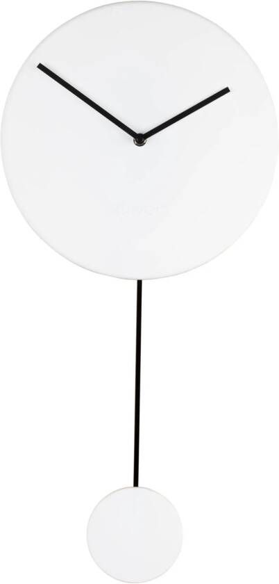 Intens Wonen Zuiver Minimal wandklok wit