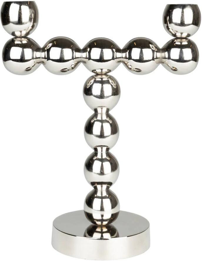 Zuiver Bubbles Kandelaar Two Shiny Zilver