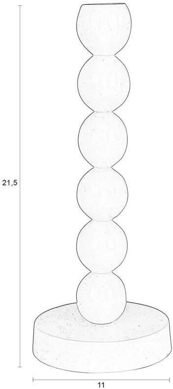 Zuiver Bubbles kandelaar One Shiny Beige - Foto 3