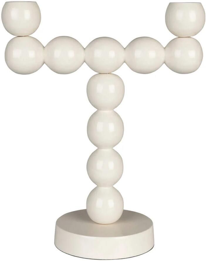 Zuiver Bubbles Kandelaar Two Shiny Beige
