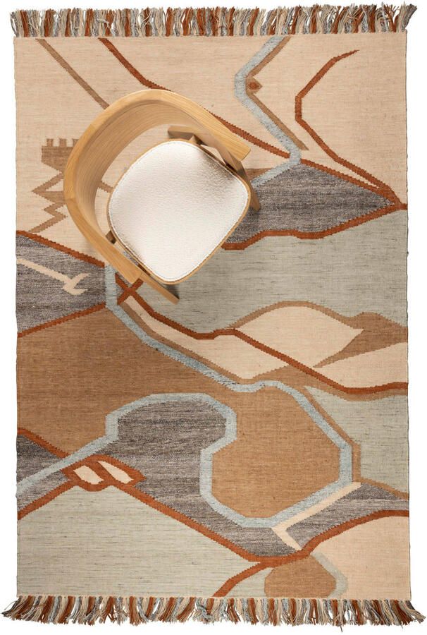 Zuiver Saigon Vloerkleed 160x230 Oranje (160 x 230 x 0.30 cm)