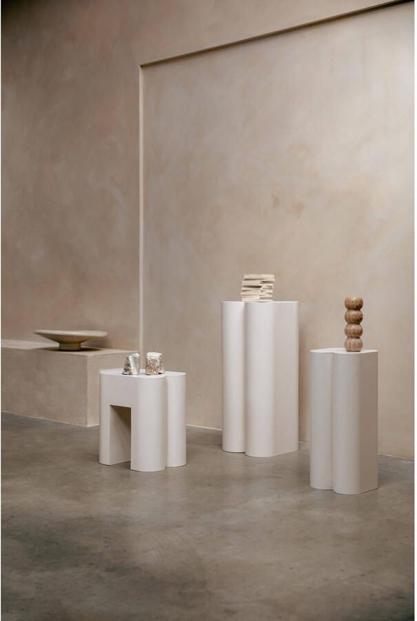 Zuiver Shape Plantenstandaard Plantenzuil binnen (36 x 35 x 80 cm) Set van 2 - Foto 2