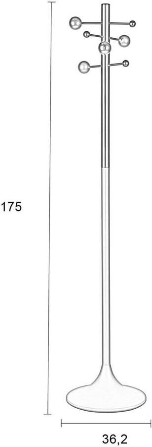 Zuiver Jason Staande Kapstok Zwart - Foto 3