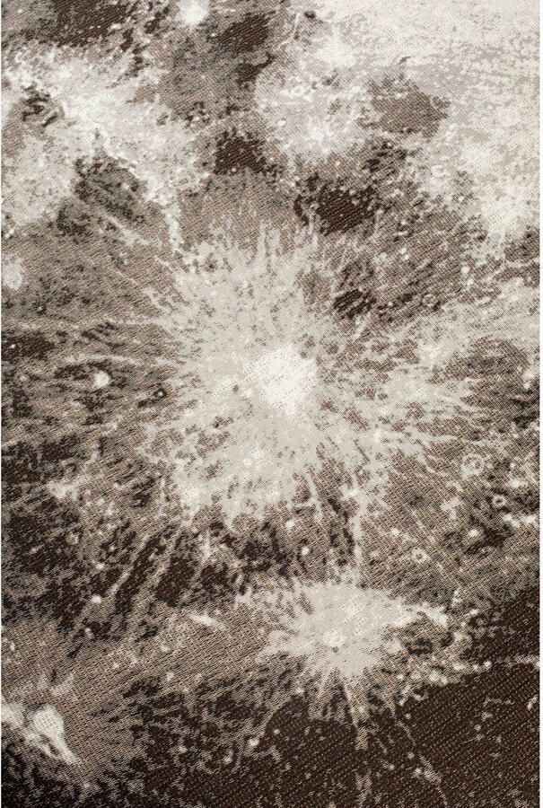 Zuiver binnen- en buitenvloerkleed Moon (Ø200 cm)