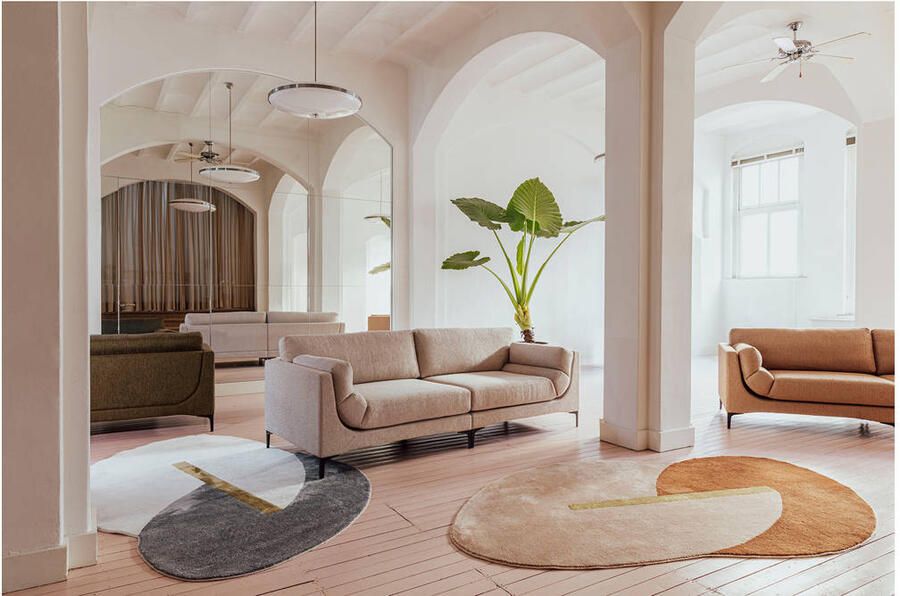 Zuiver Phila Vloerkleed 160 x 260 cm Bruin - Foto 3