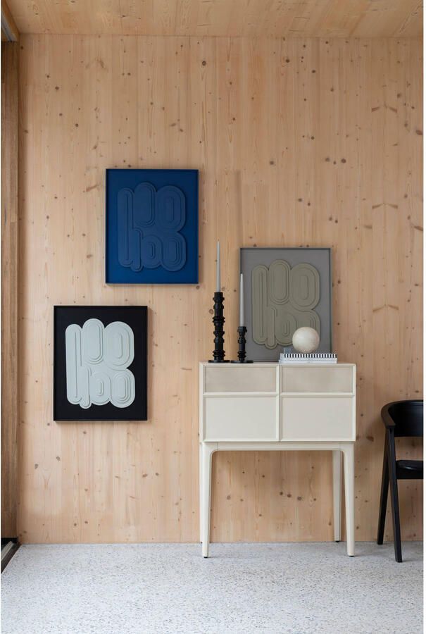 Zuiver wanddecoratie August Wall Art (64 x 52 x 4 cm)