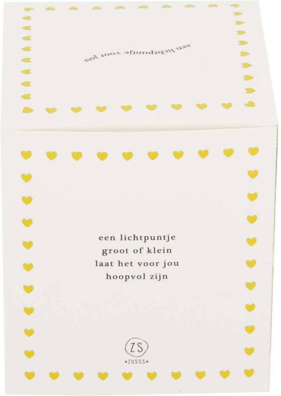Zusss geurkaars Lichtpuntje (9x8 cm)