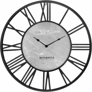 Riverdale Wandklok Derby zwart 75cm