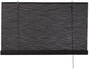 Xenos Bamboe rolgordijn zwart 120x180 cm
