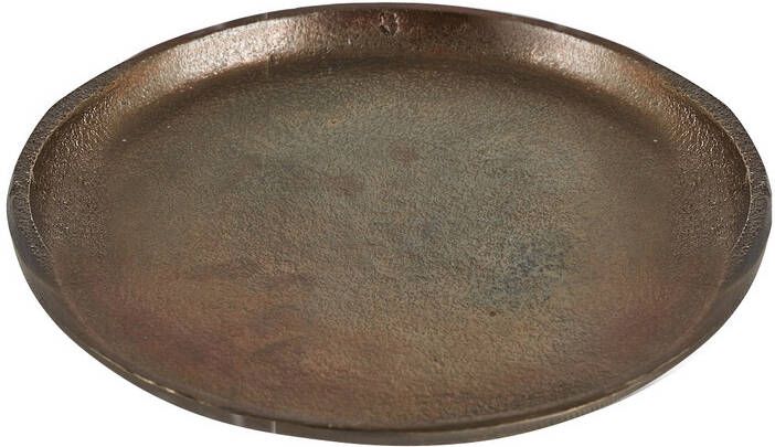 Xenos Decoratieplateau antiek goud ⌀25 cm