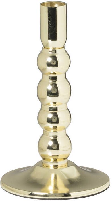 Xenos Dinerkaarshouder bulb klein goud ø10x17 cm