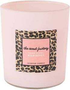 Xenos Home scent kaars in glas Wild Honey ⌀8.8x10 cm