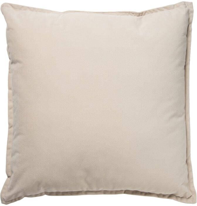 Xenos Kussen velvet beige 45x45 cm