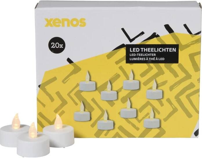 Xenos LED waxinelichten doos set van 20