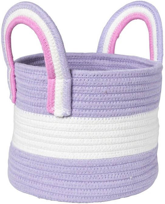 Xenos Mand colors met hengsels lila wit ø17x21 cm