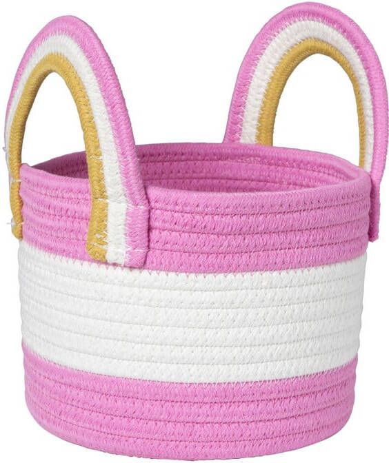 Xenos Mand colors met hengsels roze wit ø13x17 cm