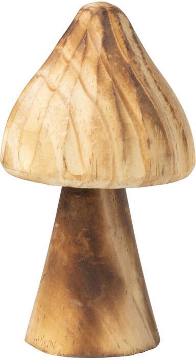 Xenos Paddenstoel hout ø6.5x11 cm