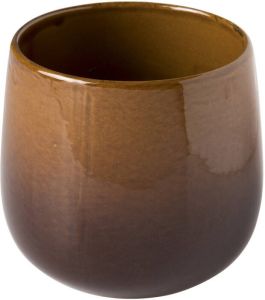 Xenos Plantenpot bruin ⌀14x13 cm