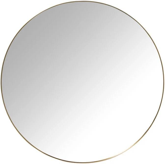 Xenos Ronde spiegel ø120 cm goud metalen lijst