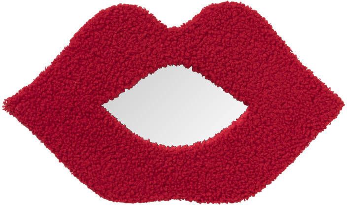 Xenos Spiegel lips rood 35x20 cm