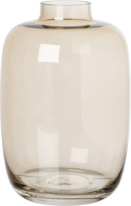 Xenos Vaas oker middel glas ø15x23 cm
