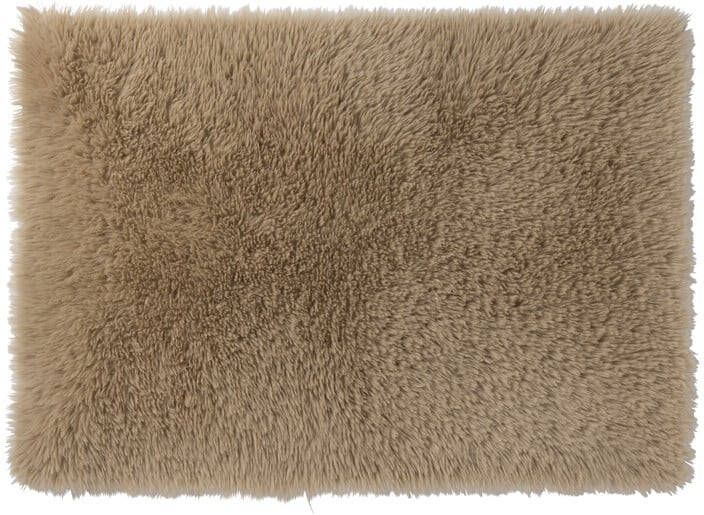 Xenos Vloerkleed hoogpolig bruin 120x180 cm
